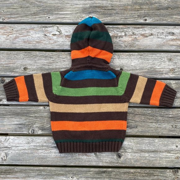 NWOT Baby Gap Infant Knit Sweater Hoodie - Picture 2 of 9